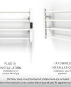 Odass Calentador de toallas Temporizador incorporado con indicadores LED Modos - VIRTUAL MUEBLES