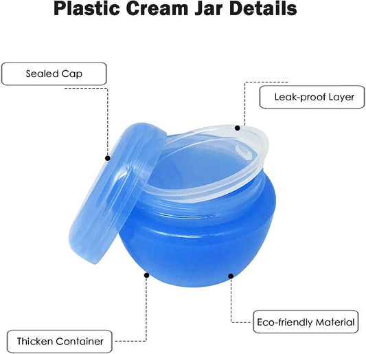 Pequeños recipientes de viaje de plástico para cremas aprobados por la TSA - VIRTUAL MUEBLES