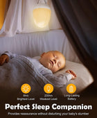 JolyWell Luces nocturnas para niños con almohadilla de carga estable, control