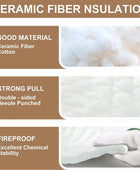10 piezas de lana de cerámica de alta calidad para hoguera portátil de mesa - VIRTUAL MUEBLES