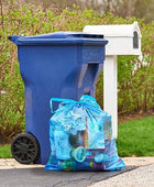 Bolsas para Basura de Reciclaje Hefty, Azul, 13 Galones, 60 Unidades - VIRTUAL MUEBLES