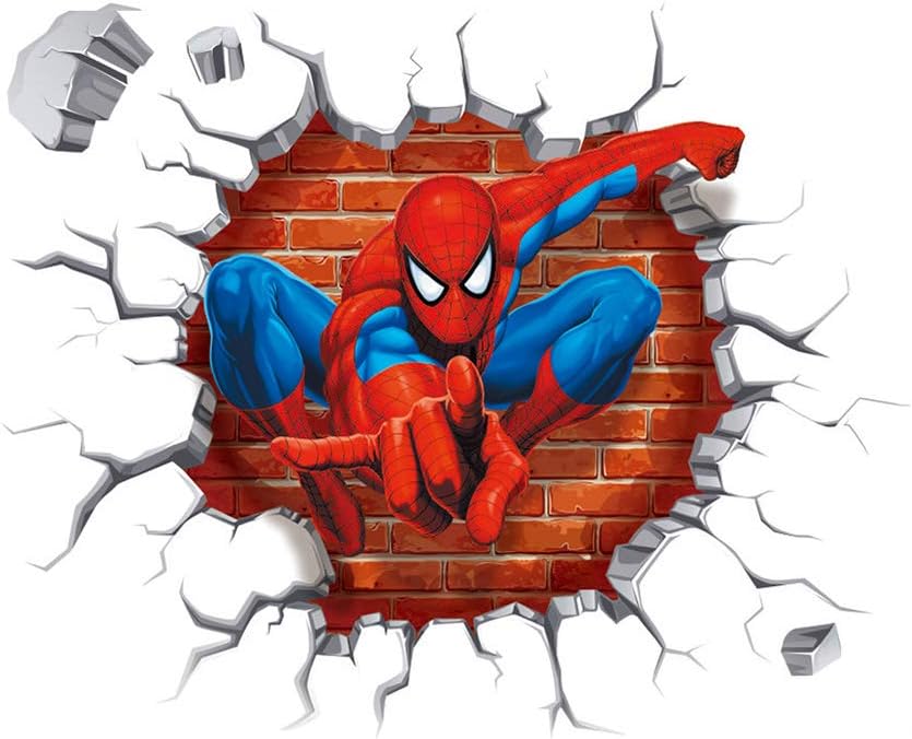 Pegatinas de pared de Spiderman removibles para niños, diseño de Spide -  VIRTUAL MUEBLES