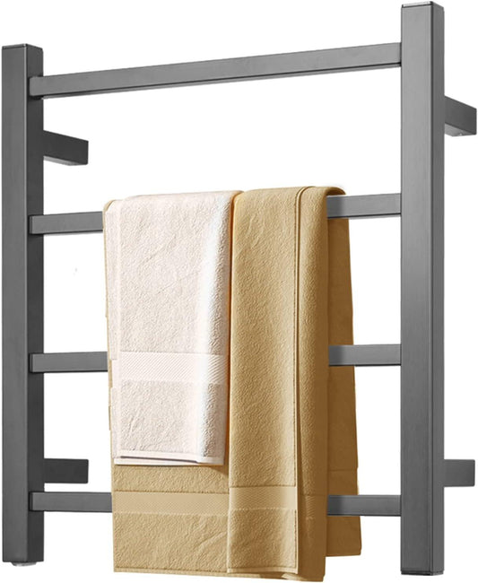 SHARNDY Calentador de toallas negro para baño, calentador de toallas de baño - VIRTUAL MUEBLES