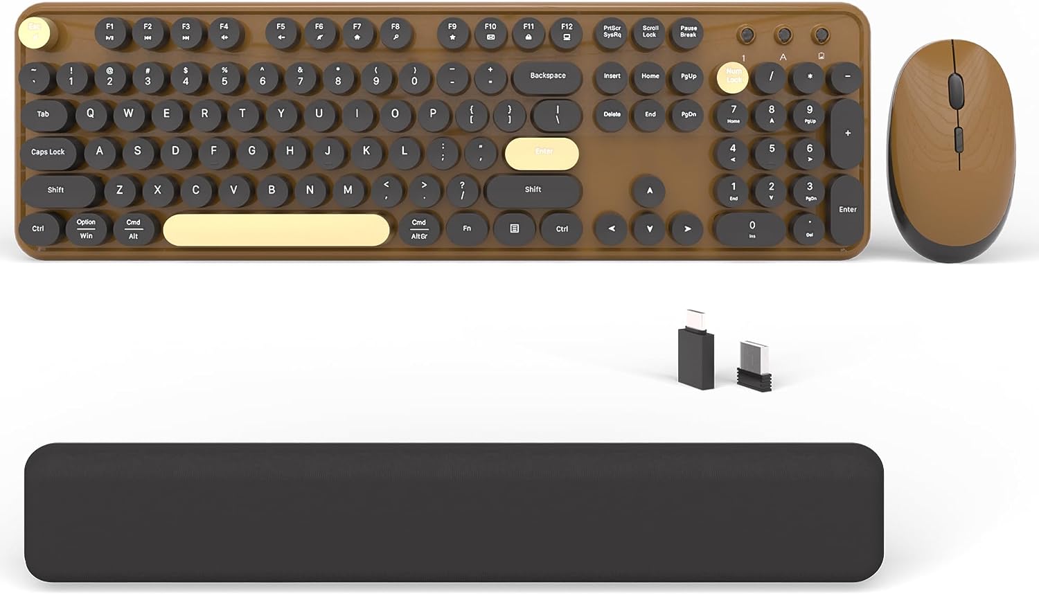 Teclados inalámbricos para computadora, mouse combinados, teclado retr -  VIRTUAL MUEBLES
