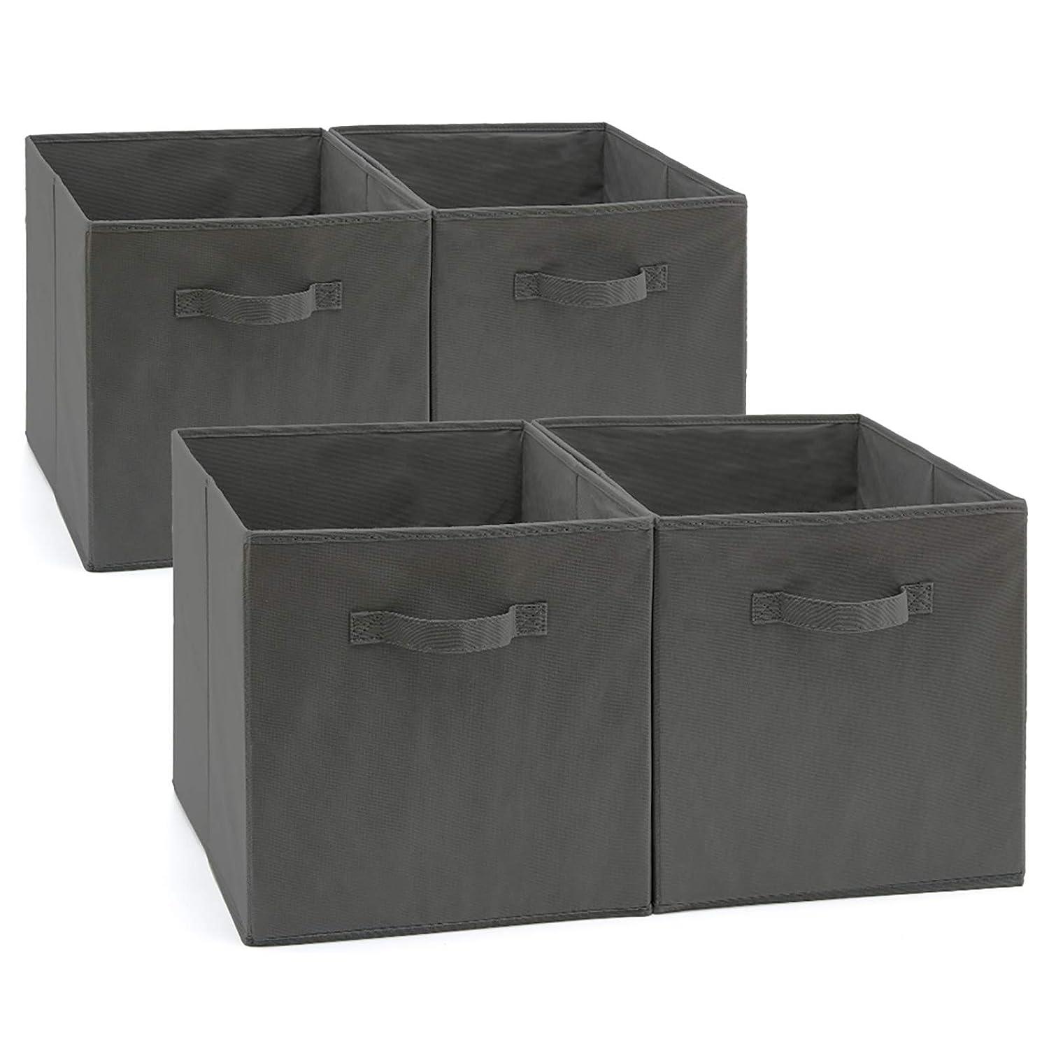 Paquete de 4 cajas de almacenamiento plegables para armario, organizad -  VIRTUAL MUEBLES