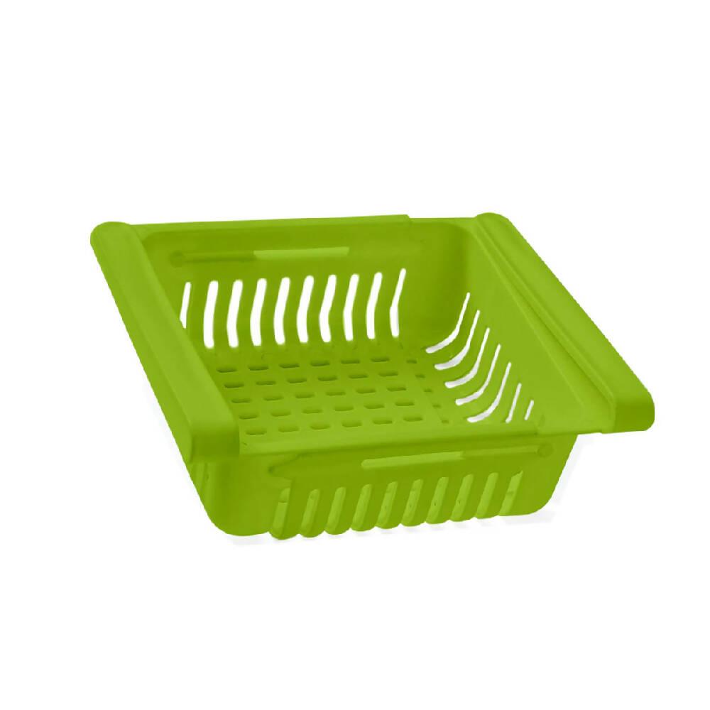 Organizador Expandible Para Nevera Estante Almacenamiento VERDE CAP00031