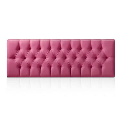 Cabecero Base Cama Sencilla Rombos Fucsia - VIRTUAL MUEBLES