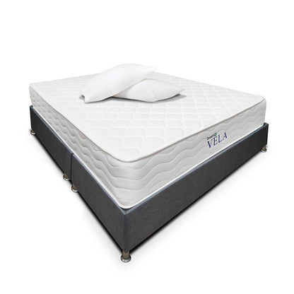 Colchón Con Base Dreamon Vela Queen Intermedio - VIRTUAL MUEBLES
