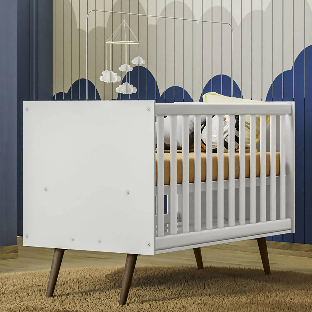 Cuna/cama Estela Blanco - VIRTUAL MUEBLES