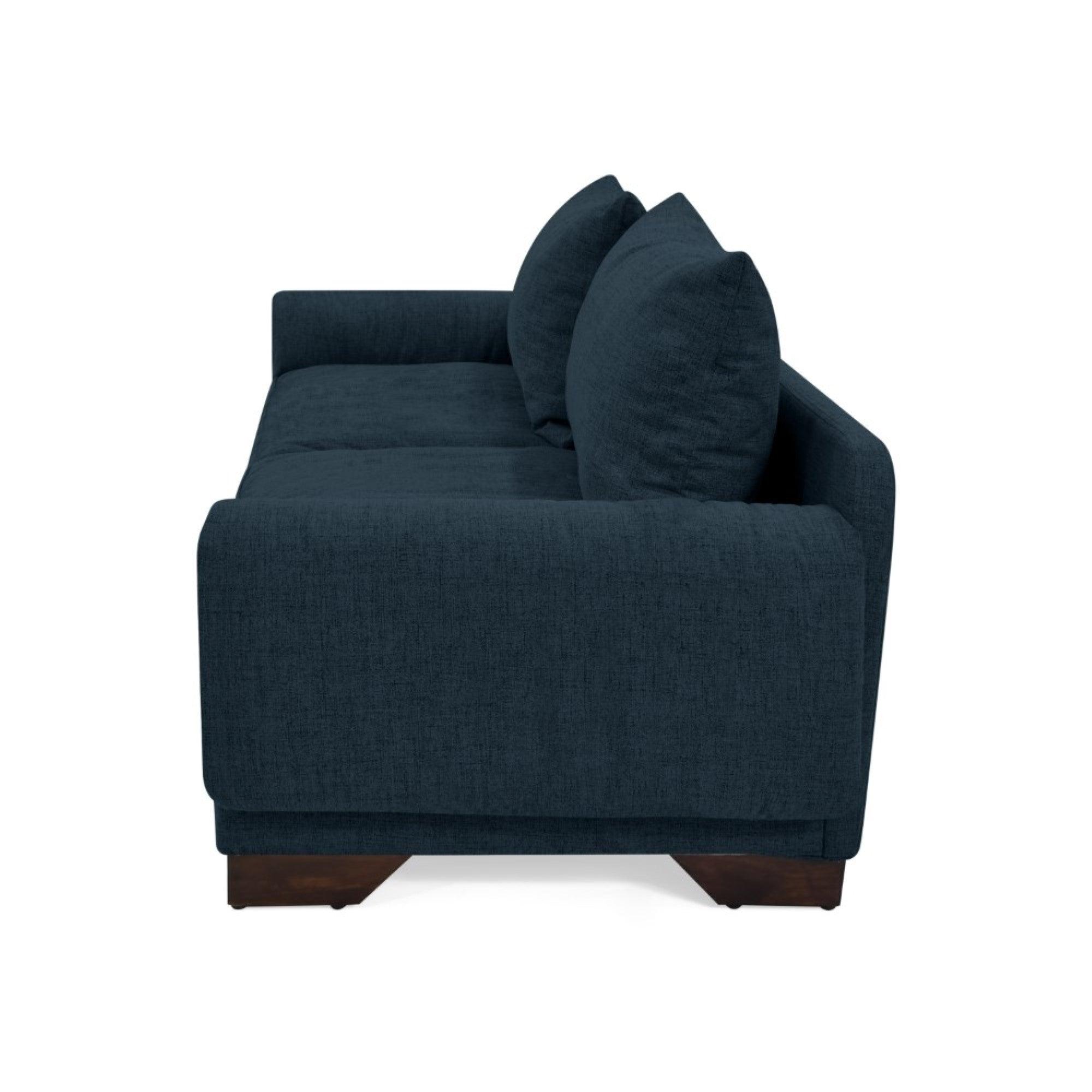 Sofa 3 Puestos Daytona Tela Poliester Plomo - VIRTUAL MUEBLES