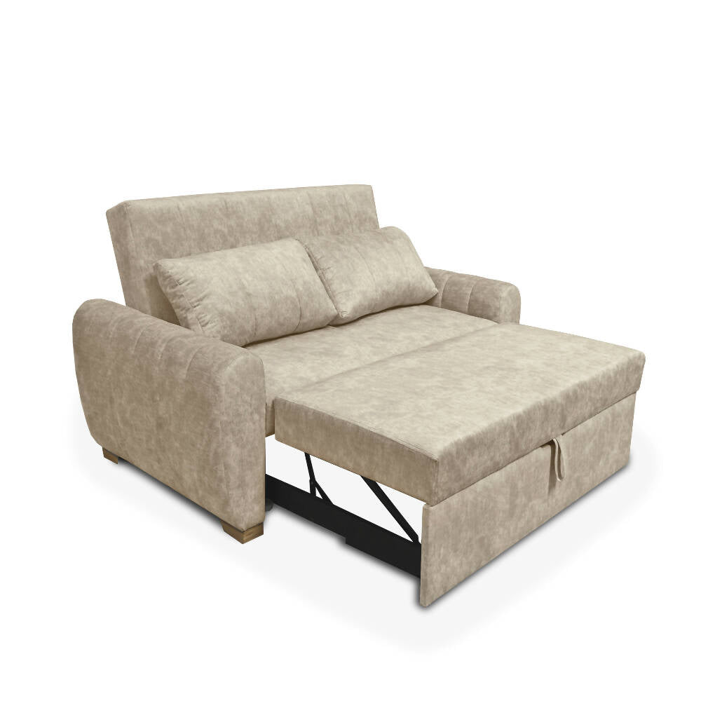 Sofácama Fontana Multifuncional Tela camel