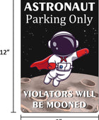Letrero de estacionamiento de astronauta, decoración de habitación para niños, - VIRTUAL MUEBLES