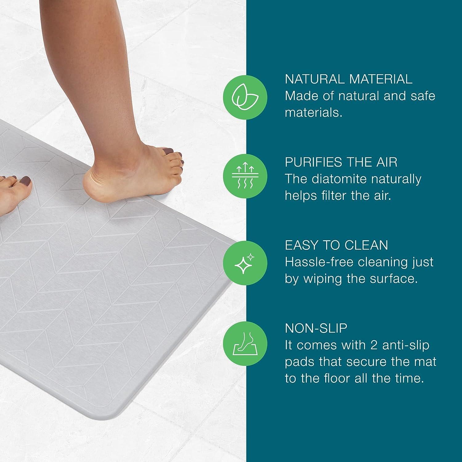 La alfombrilla de baño más absorbente: seca los pies en 10 segundos