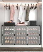 ROJASOP Zapatero portátil organizador de zapatos de 6 niveles, 24 pares de almacenamiento de zapatos