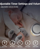 Máquina de ruido blanco 14 sonidos calmantes y luz nocturna cálida para dormir - VIRTUAL MUEBLES