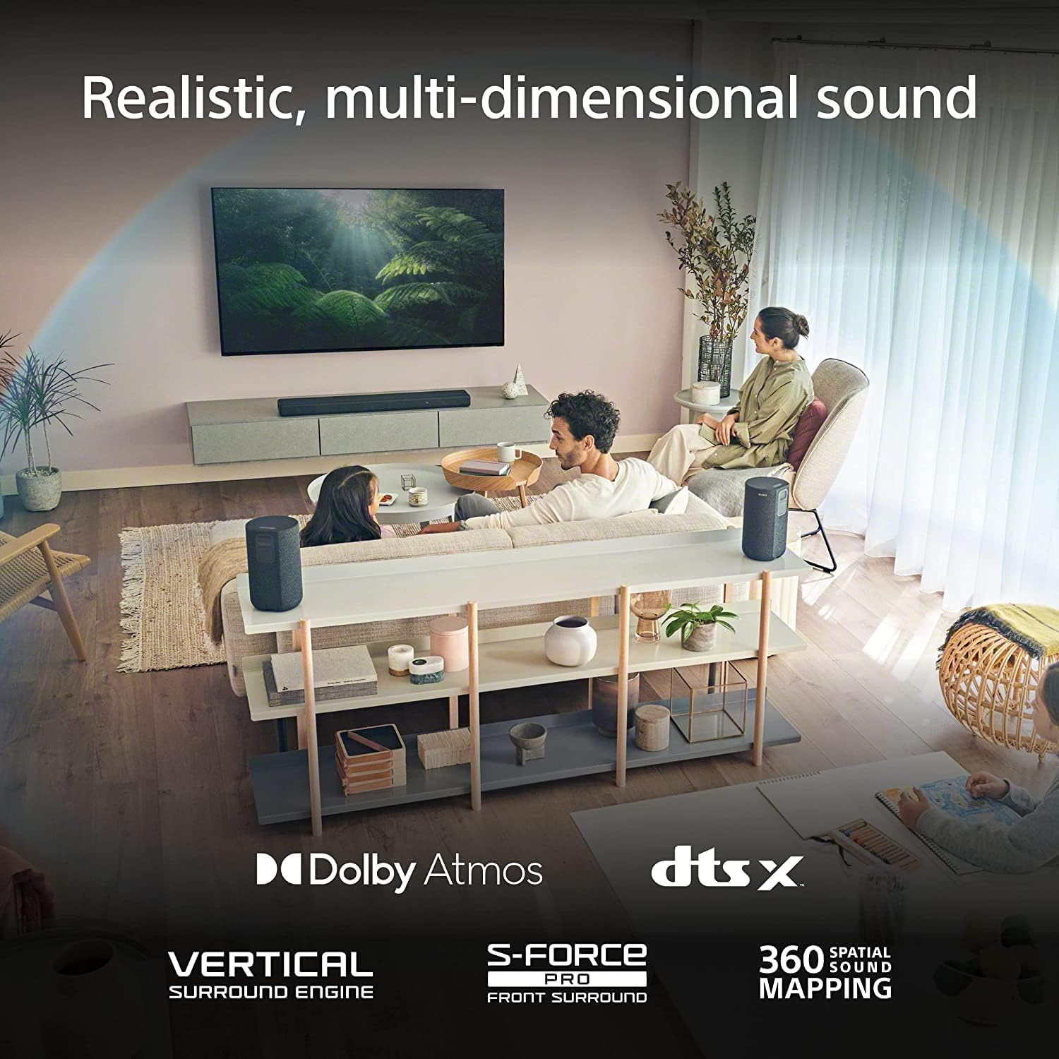 HT-A3000 Barra de sonido Dolby Atmos de 3.1 canales con sonido envolve -  VIRTUAL MUEBLES