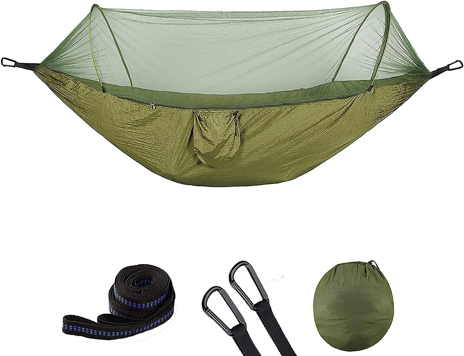 Hamaca de camping con mosquitera para 2 personas, hamacas de viaje con -  VIRTUAL MUEBLES