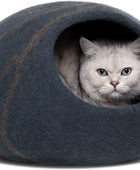 Premium Cama para gatos, cueva (tamaño grande), respetuoso con el medio