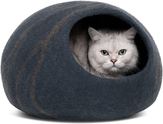 Premium Cama para gatos, cueva (tamaño grande), respetuoso con el medio