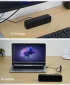 Actualizado Altavoz USB para computadoraportátil con sonido estéreo y graves