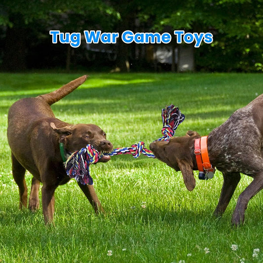 Juguetes de cuerda para perros para masticadores agresivos grandes y medianos,