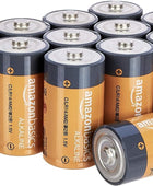 Tienda Basics 12 baterías alcalinas de uso de células C de las células C, vida