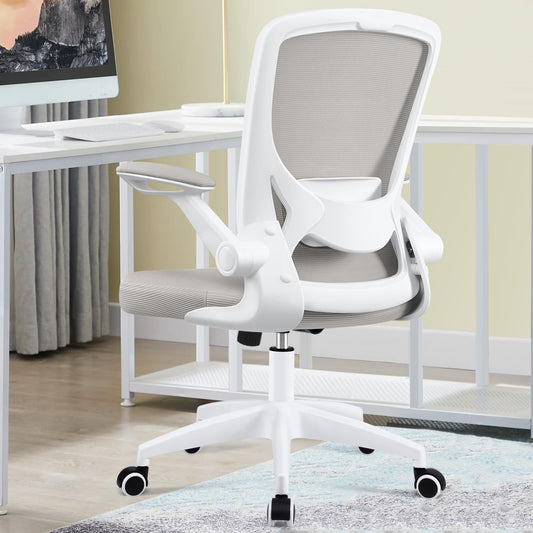 Silla de oficina ergonómica, silla de escritorio de malla transpirable, soporte
