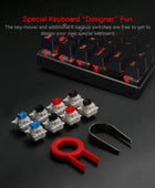 K556 teclado para juegos mecánicos con cable y luz posterior RGB LED, base de