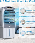 Enfriador de aire evaporativo de 3500 CFM, aire acondicionado portátil de - VIRTUAL MUEBLES