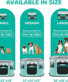 Corralito portátil para mascotas, tienda de campaña plegable para cachorros,