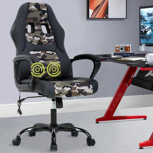 Silla reclinable para juegos ergonómica de carreras estilo oficina silla de