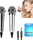 Minimicrófono de karaoke, minimicrófono para grabación de voz, portátil, para