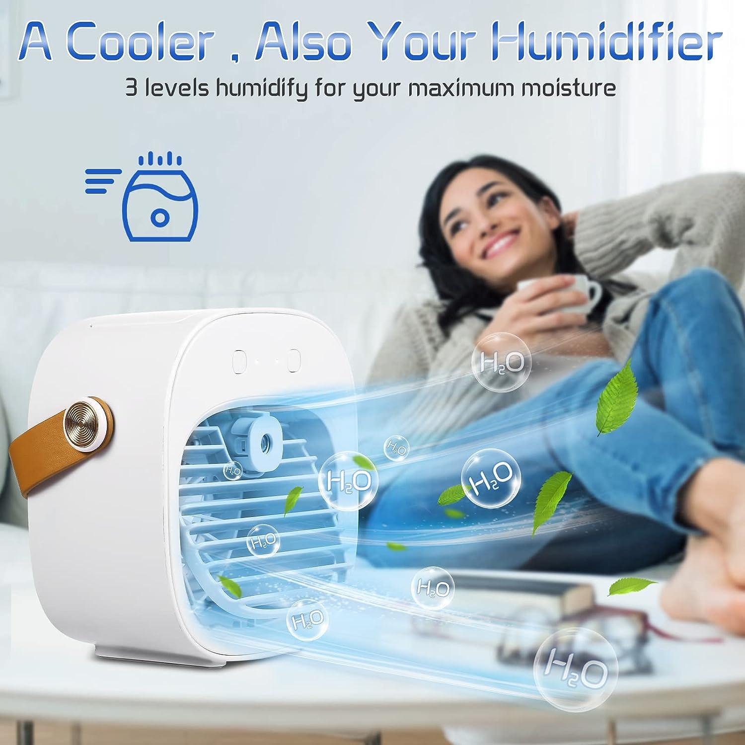 Aire acondicionado portátil personal, mini enfriador de aire acondicionado de - VIRTUAL MUEBLES