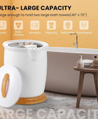 WELLHUT Calentador de toallas para baño con soporte para fragancia, calentador - VIRTUAL MUEBLES