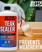 Teak Cleaner Brightener for Wood Teak Oil or Teak Sealer for Boats, Indoor