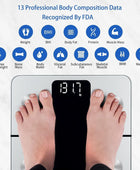 Báscula inteligente para peso corporal y porcentaje de grasa, pesaje - VIRTUAL MUEBLES