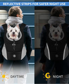 Mochila transportadora para perros y mascotas, mochila frontal para perros