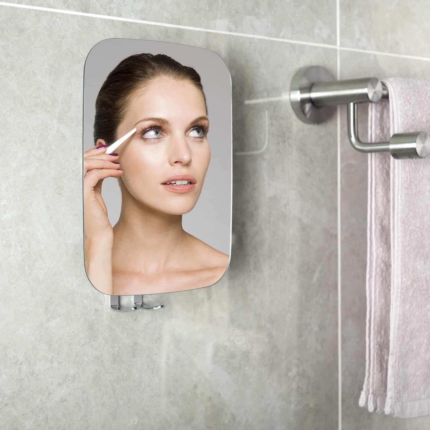 Espejo de ducha para afeitar, espejo de maquillaje montado en la pared, espejo - VIRTUAL MUEBLES