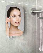 Espejo de ducha para afeitar, espejo de maquillaje montado en la pared, espejo - VIRTUAL MUEBLES
