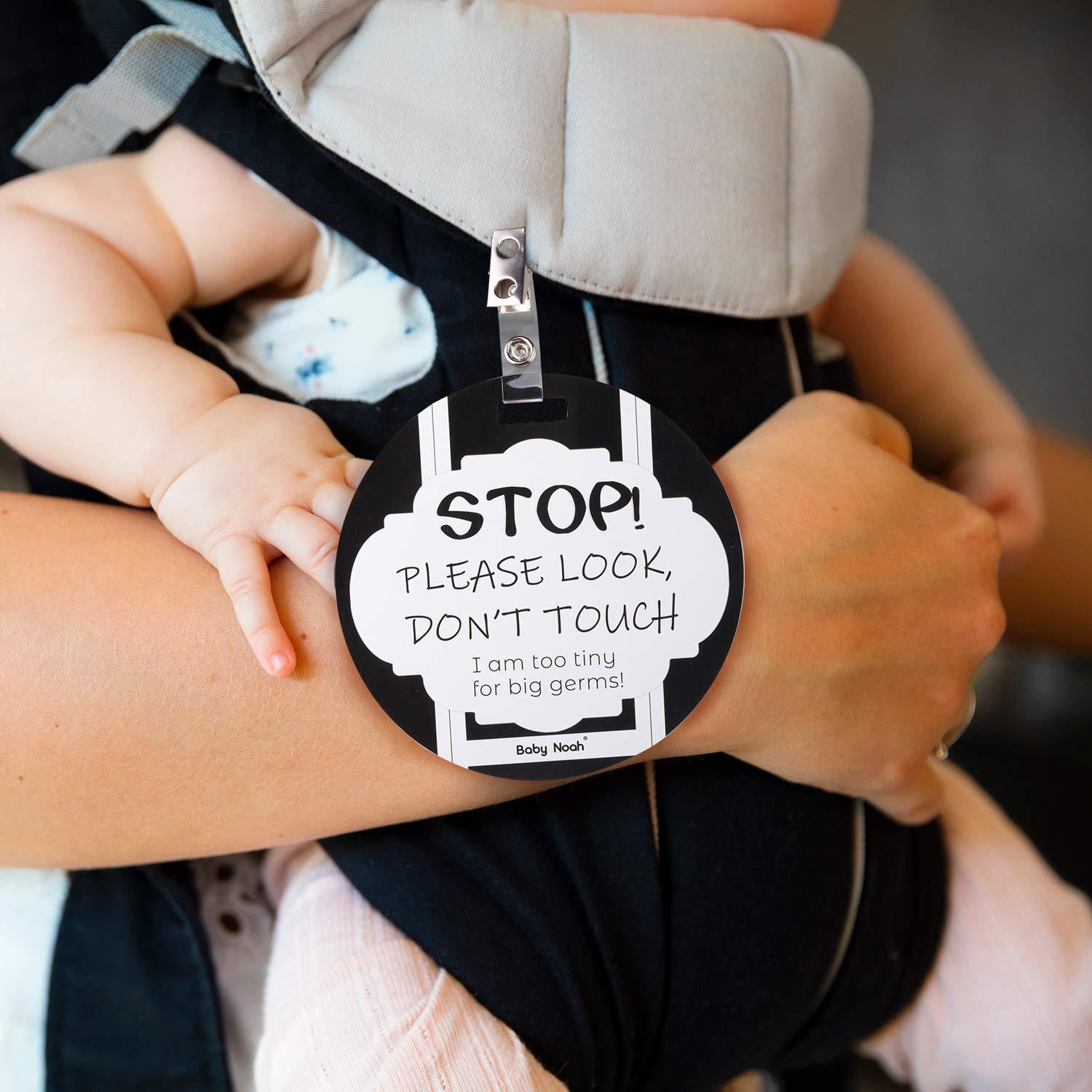 Letrero de auto o etiqueta de cochecito de bebé recién nacido, sin tocar para - VIRTUAL MUEBLES