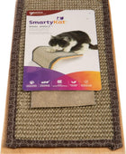 SmartyKat Rampa para raspar de gato en ángulo sisal, incluye hierba gatera