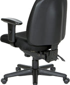 Office Star Silla ergonómica de escritorio de oficina con respaldo medio con