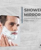 Espejo de afeitado para ducha espejo de ducha adhesivo 3M Espejo acrílico de 7 - VIRTUAL MUEBLES
