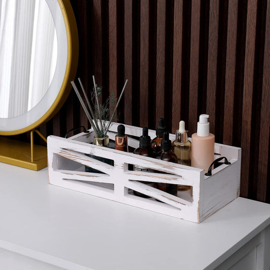 Soporte de papel higiénico, caja de decoración de baño, caja de madera para - VIRTUAL MUEBLES