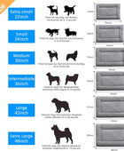 Cama para perros intermedios apta para jaulas de metal para perros cama ultra