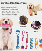 ESYLIF Paquete de 20 juguetes para cachorros, juguetes para masticar perros