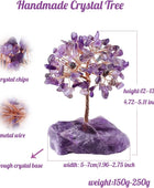 Árbol de cristal curativo de amatista cristales naturales de reiki base de - VIRTUAL MUEBLES