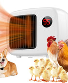 Calentador de casa para perros con termostato, calentadores eléctricos