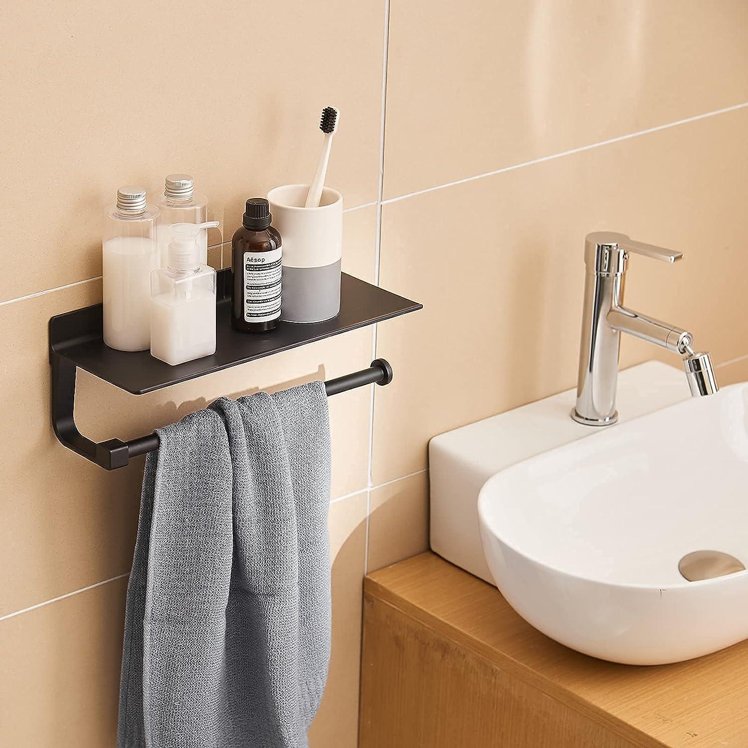 Toallero de mano para baño, soporte para toallas de papel, soporte de pared