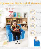 Sofá para niños, silla rellena de espuma con superficie de terciopelo extraíble